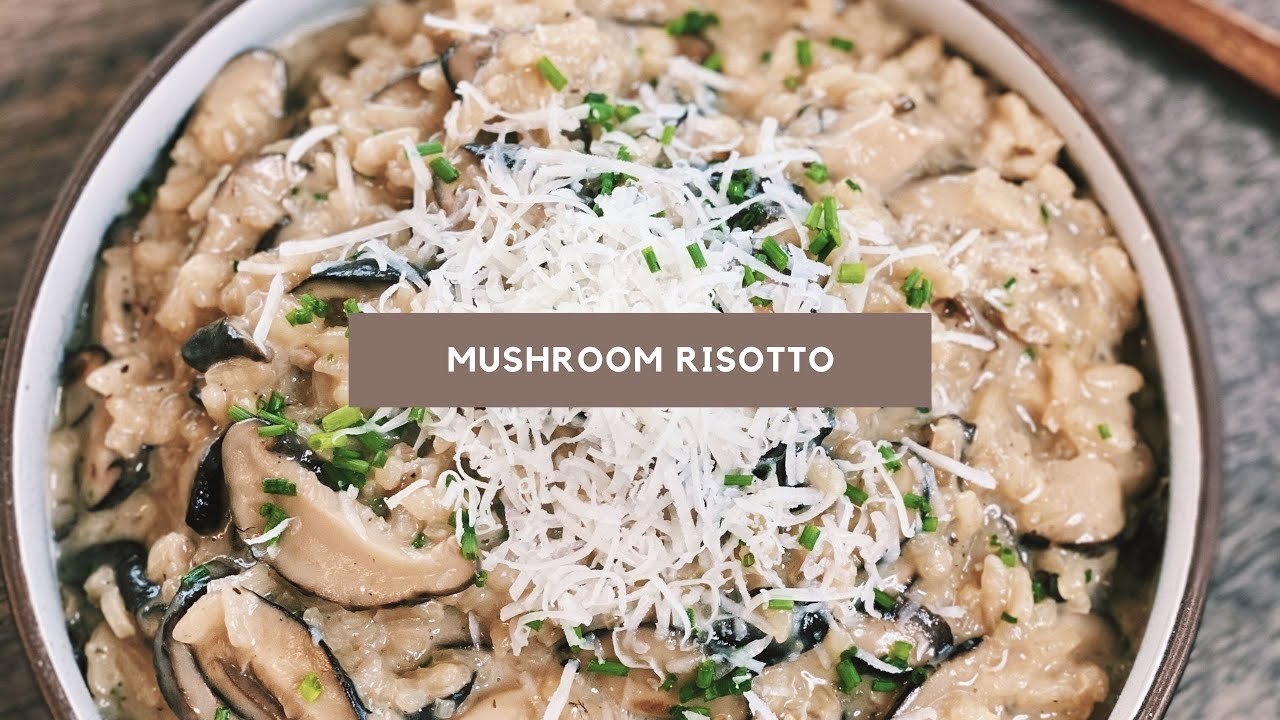 Japanese CREAMY Mushroom Risotto