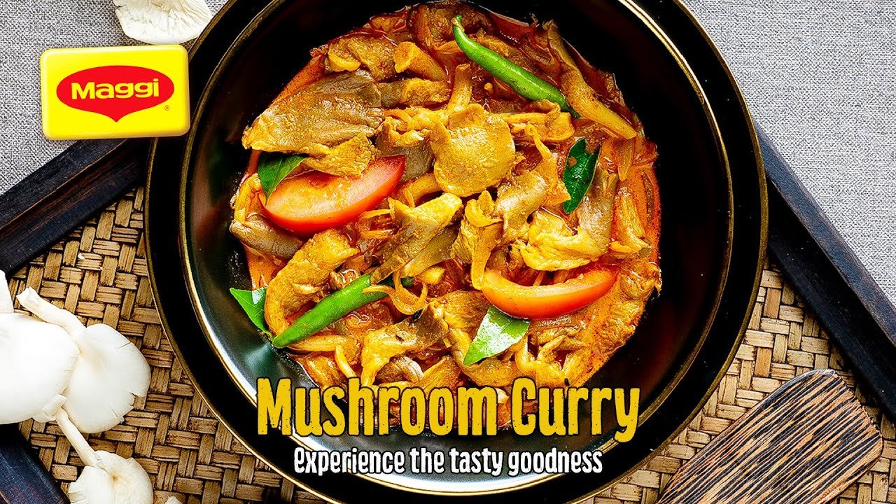 Mushroom Curry Recipe | Coconut Milk Powder