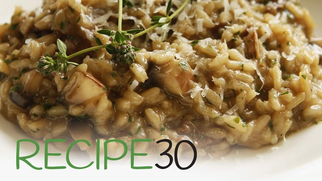 Perfect Mushroom Risotto – By RECIPE30.com
