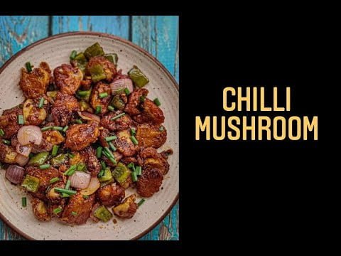 Chilli Mushroom|Mushroom recipe|Mushroom Chilli Dry| Resturant Style