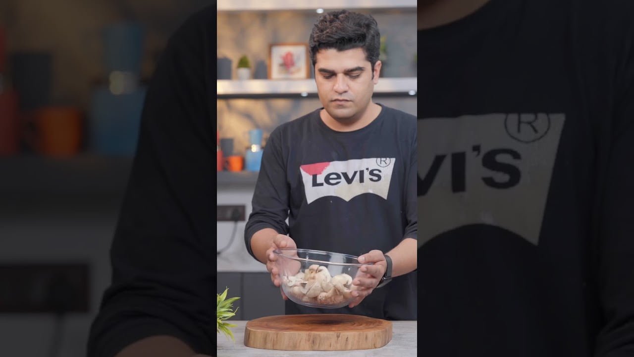 Spicy Mushroom pakoda Manchurian #bharatzkitchen #shorts #spicy