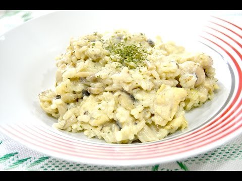 Creamy Chicken and Mushroom Risotto