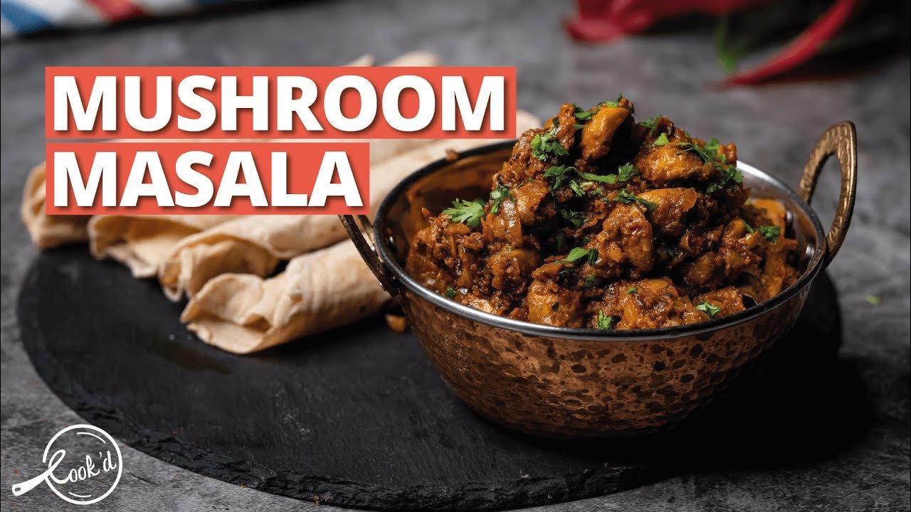 Mushroom Masala Recipe | Easy Mushroom Gravy | Restaurant Style Mushroom Gravy | Cookd