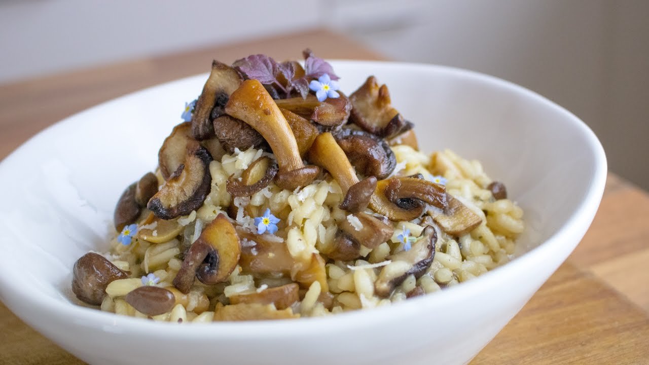 Mushroom Risotto | Vegan | GF |