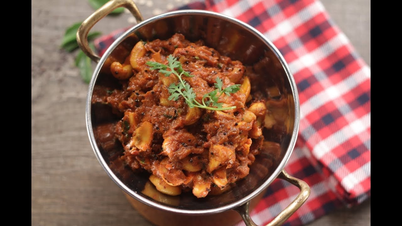 South Indian Mushroom Masala | Sanjeev Kapoor Khazana