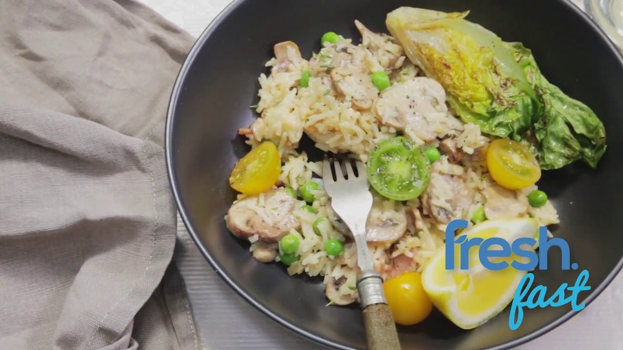 FreshFast Chicken Mushroom Risotto