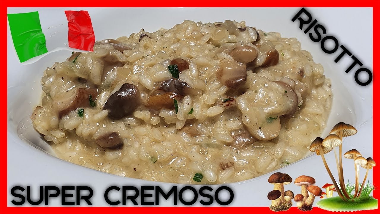 Risotto De Setas 🍄 y Parmesano 🧀✅