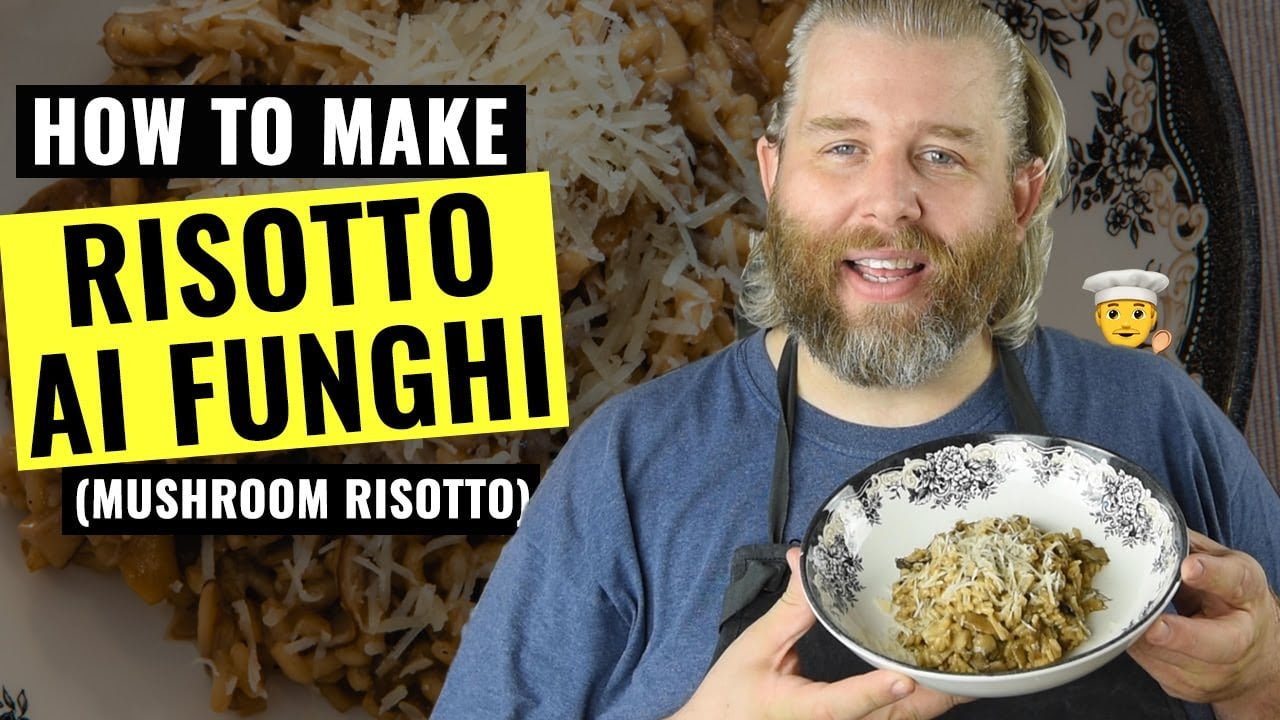 Creamy Mushroom Risotto Secret: Authentic Italian Risotto ai Funghi Recipe 🍄🇮🇹