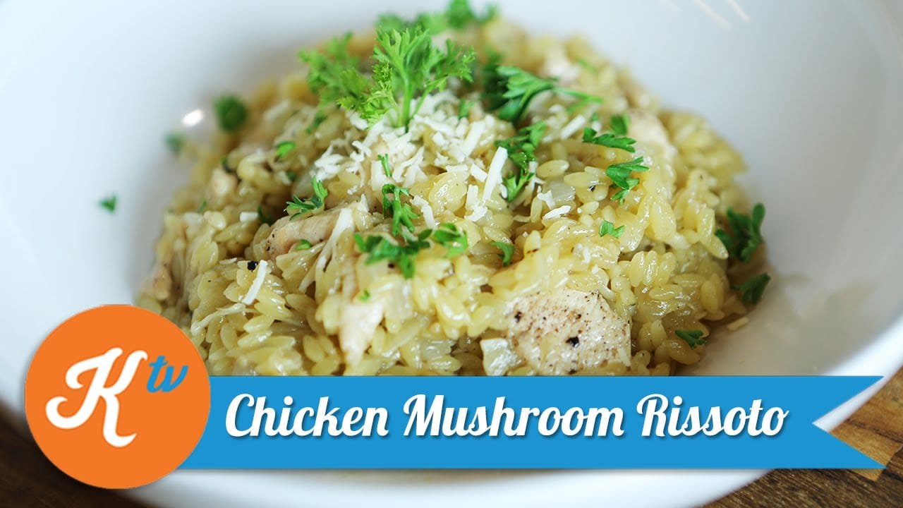 Resep Chicken Mushroom Risotto | PUPUT CAROLINA