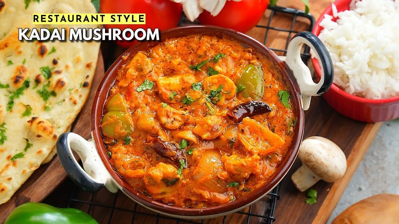 కచ్చితమైన రుచితో కడాయి మష్రూమ్ | Kadai Mushroom Recipe | Vismai Food