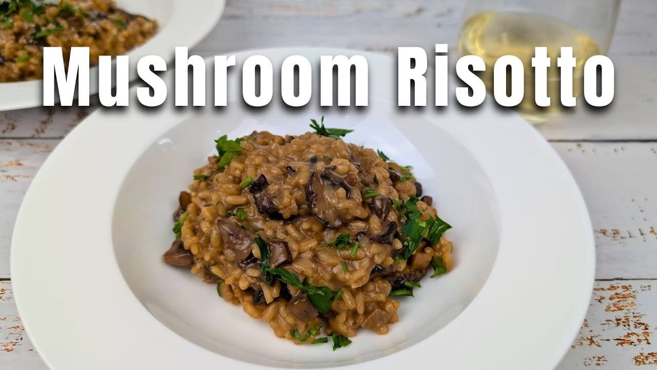 Mushroom Risotto | How to Make Creamy Mushroom Risotto At Home
