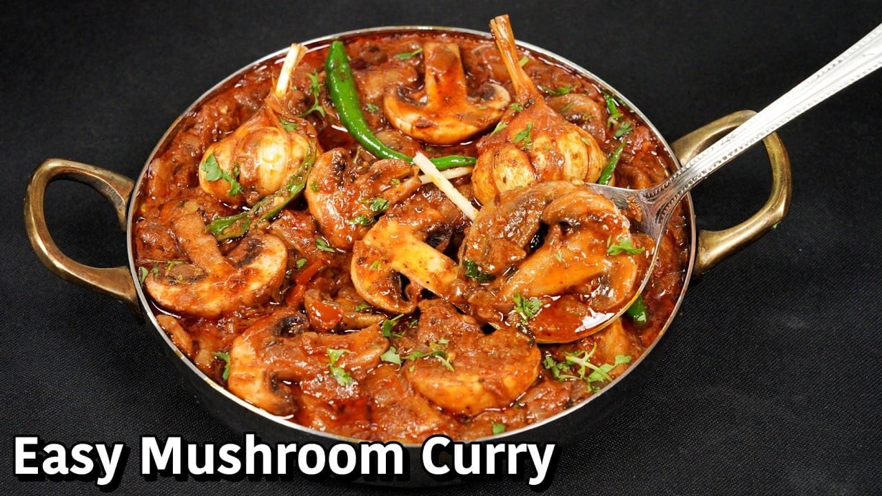 Mouthwatering Mushroom Masala Curry Recipe – Aromatic, Spicy, and Simply Divine | Easy & Quick