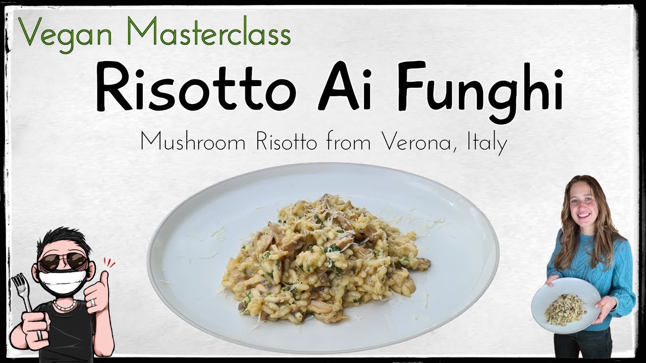 Vegan Italy:  Vegan Mushroom Risotto
