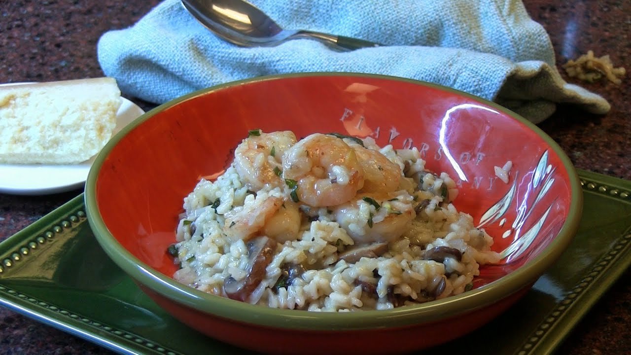 How To Make Prawn and Mushroom Risotto