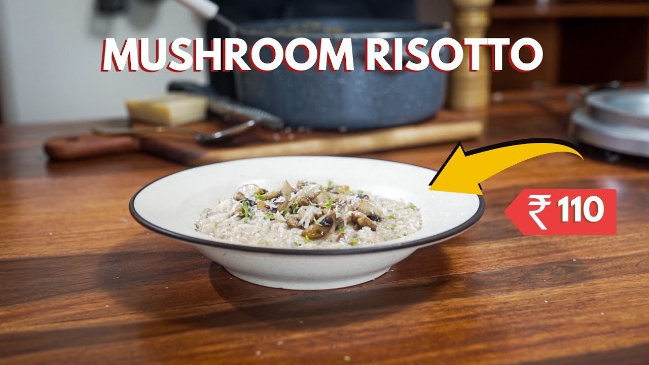 Mushroom Risotto Under 110 Rs | Make-Unders