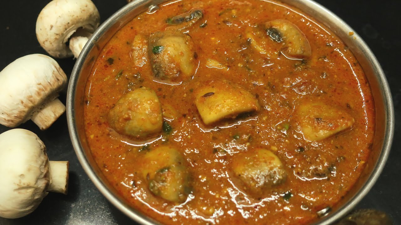 పుట్టగూడుగులతో ఇలా మసాలా కర్రీ చేసుకోండి అన్నం,చపాతీ లోకి సూపర్ గా| Mushroom Masala Curry In Telugu