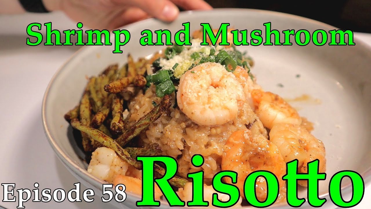 Shrimp and Mushroom Risotto Recipe [Non-Arborio Rice]