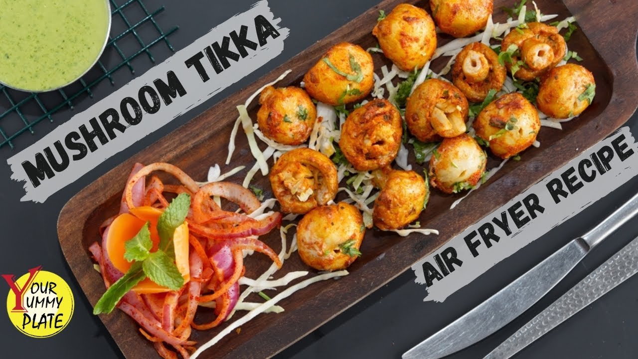 Tandoori Mushroom | Air Fryer Recipe | How To Make It At Home