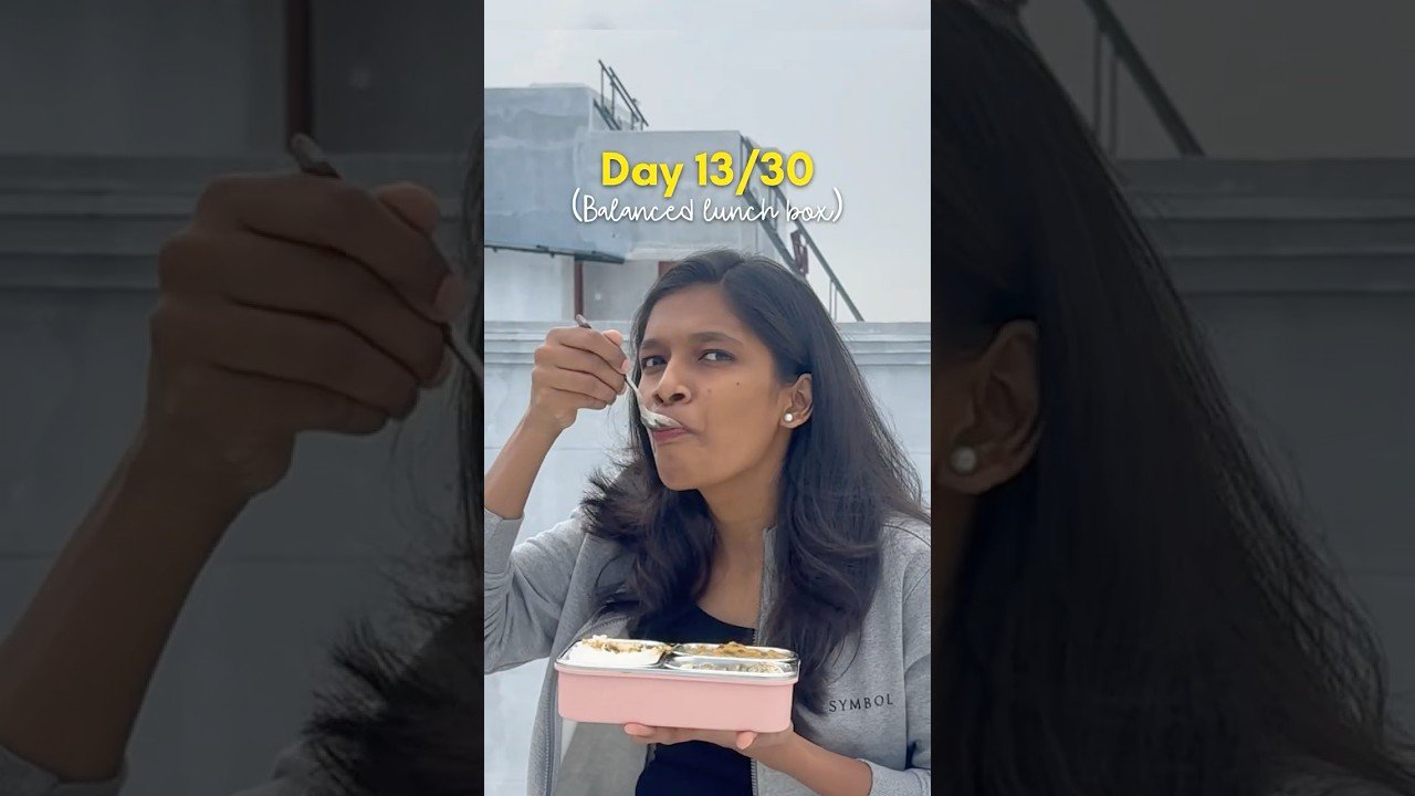 📌Day 13/30 #lunchbox #balancedmeal #weightloss #food #healthylifestyle #eatclean #cooking #mushroom