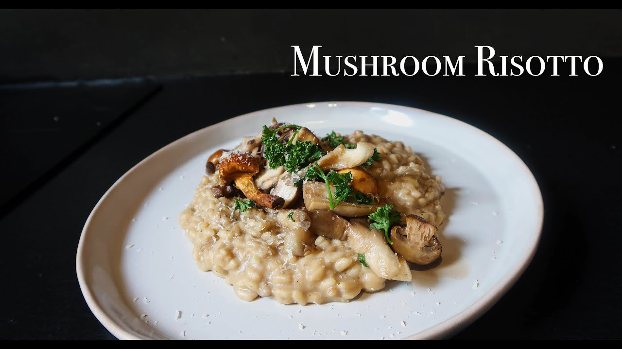 Mushroom Risotto | Step by step recipe | without cream | 버섯 리조또 레시피