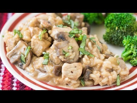 Pork Mushroom Risotto