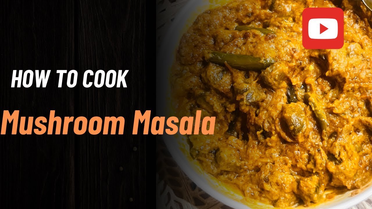 Mushroom Masala at home !! Easy and tasty recipe