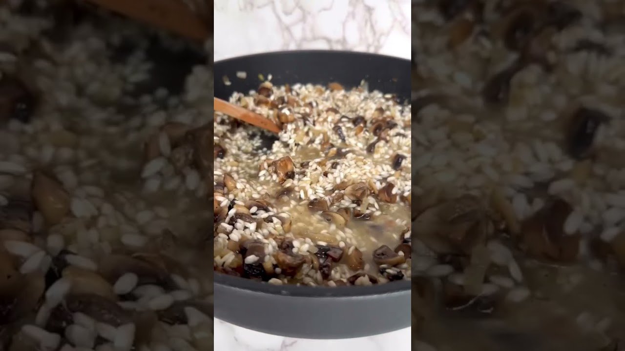 Day23. This Simple Mushroom Risotto recipe. #food #recipes #cookingtips #ingredients