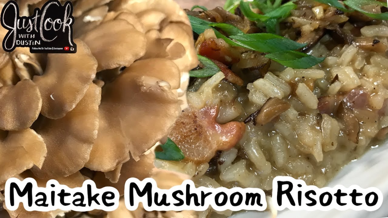 Maitake Mushroom Risotto – Hen Of The Woods Risotto – mushrooms #risotto #mushrooms #henofthewoods
