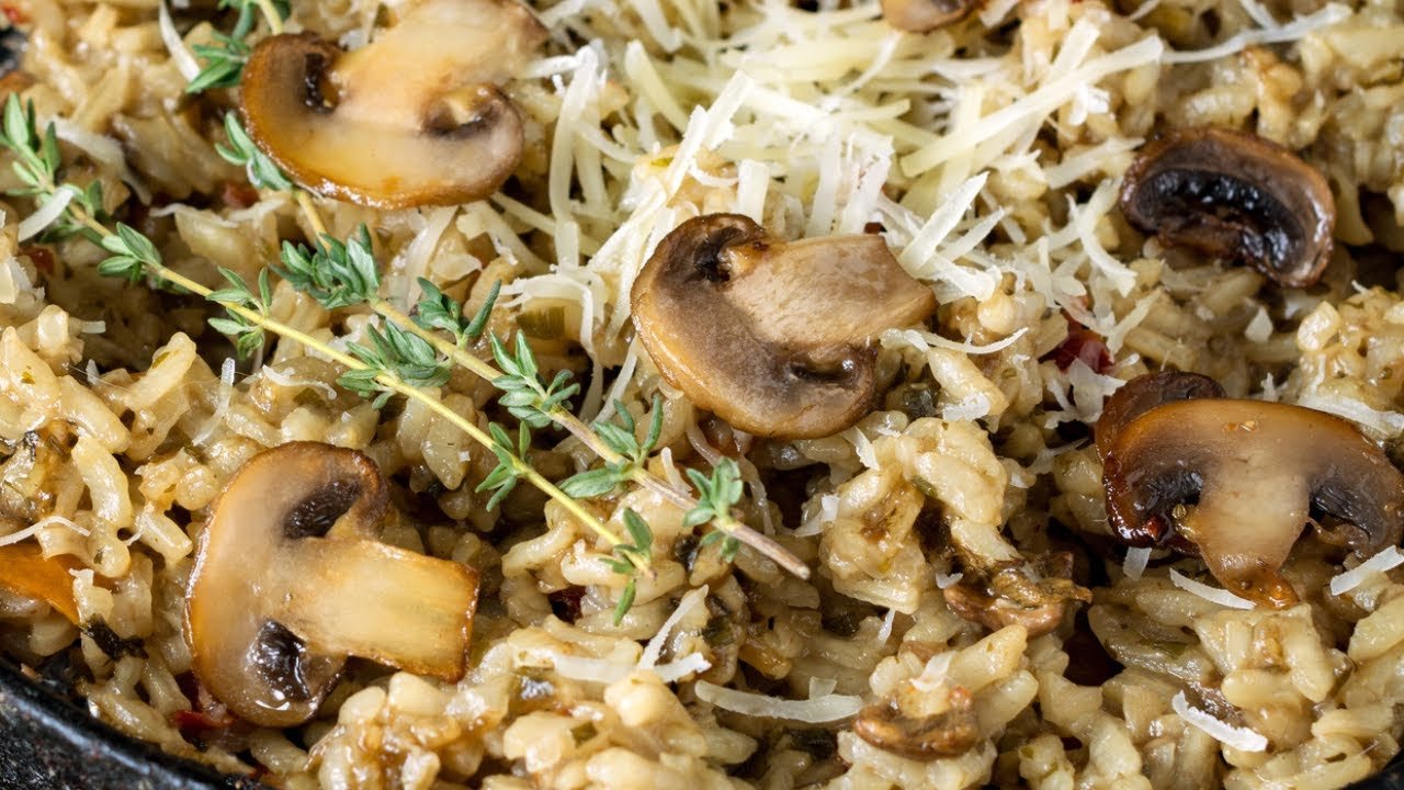 How to Make the Creamy Mushroom Risotto | Best Mushroom Risotto Recipe
