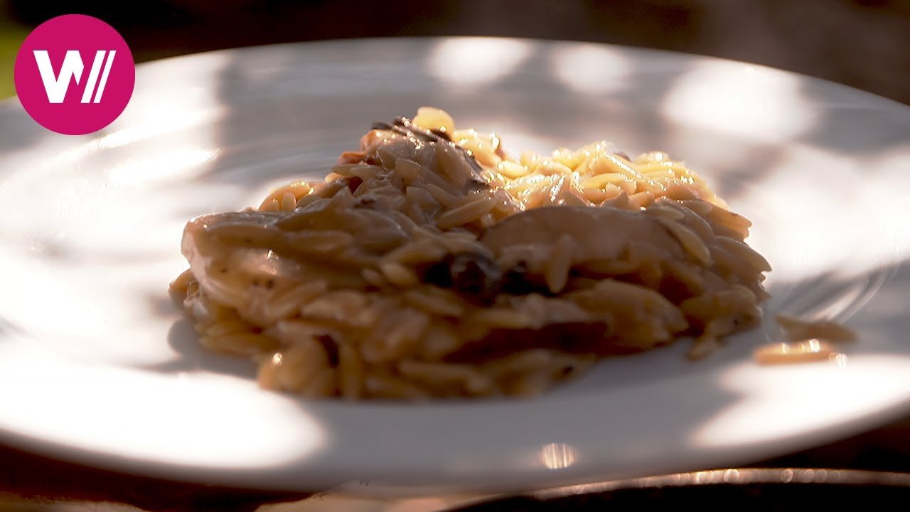 Pindus – Mushroom risotto with rice noodles and other Greek delicacies | At our Neighbour’s Table