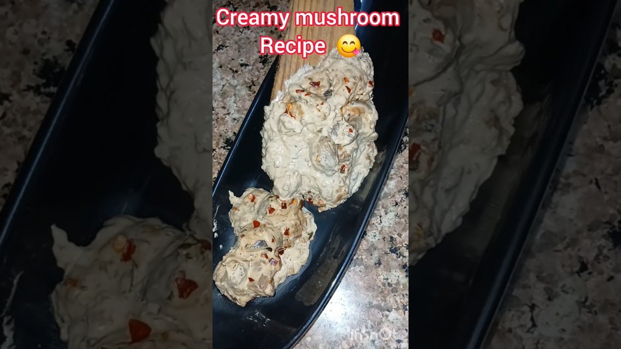 VIRAL MUSHROOM RECIPE🍄I How to make CREAMY MUSHROOM RESTAURANT STYLE #shortsfeed #food #viralvideo