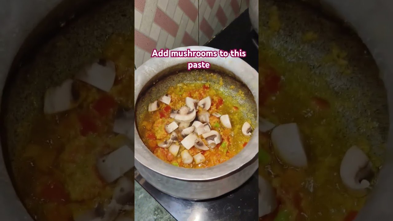 mushroom curry🤤🤤#cooking #shortsfeed #shortvideo #shortvideo#shorts