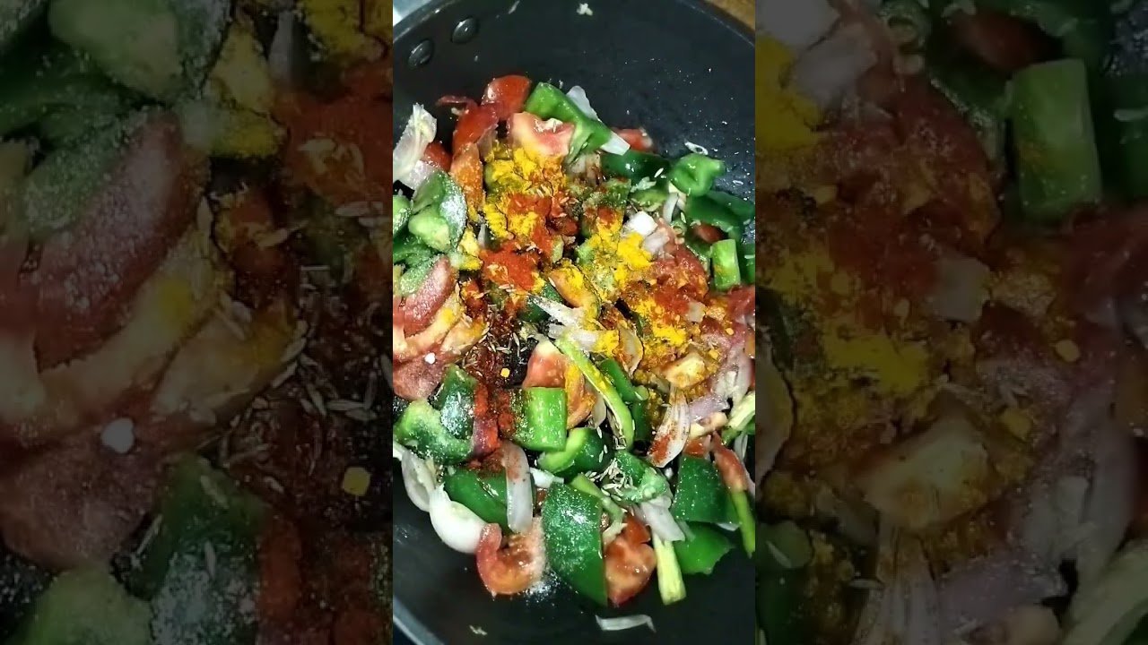 If you have capsicum and Mushroom at home , then try this recipe #shorts #viralshorts #foodshorts