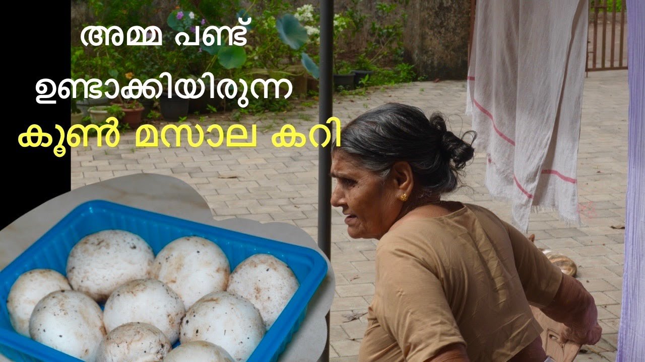 പണ്ട് അമ്മ കൂണ് കറി ഇങ്ങനെ ഉണ്ടാക്കിയിരുന്നു/ കൂൺ മസാല കറി ഇന്നത്തെ ഊണിന്/ Mushroom Masala curry