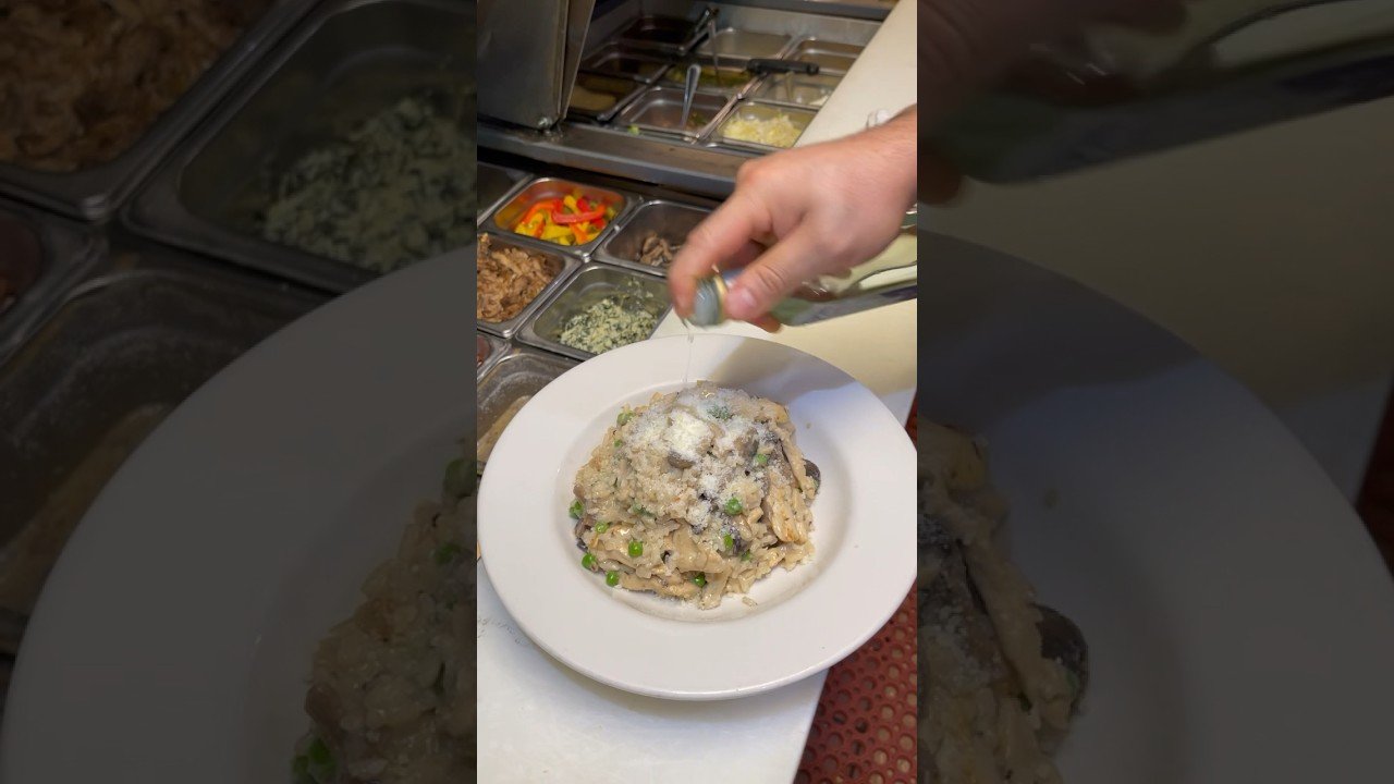 Chicken & mushroom risotto👨🏻‍🍳
