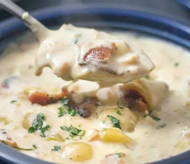New England Clam-less Chowder • Mushroom Mountain